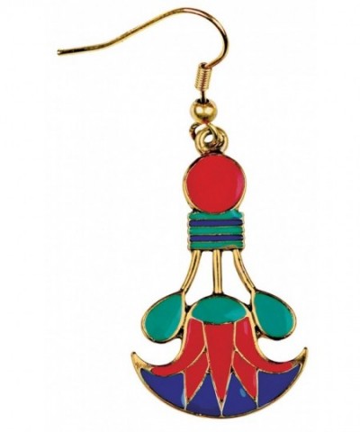 Cleopatra Lotus Earrings Collectible Accessory