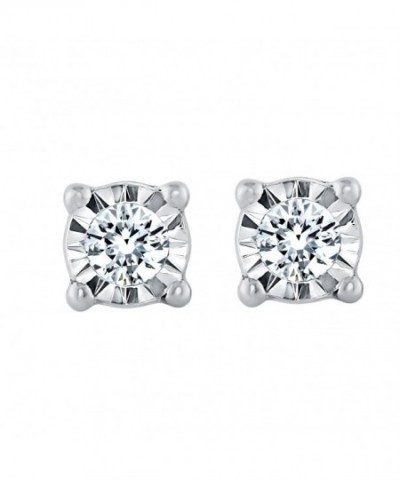 Sterling Silver Diamond Earring sterling silver