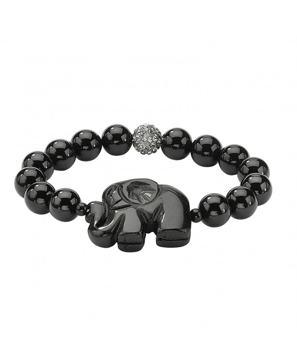 Genuine Elephant Simulated Crystal Bracelet