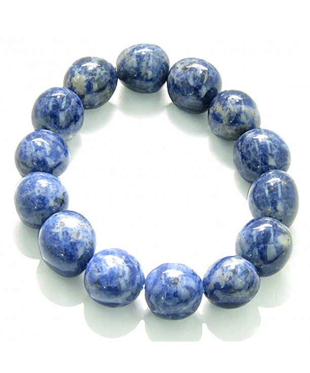 Tumbled Sodalite Crystals Gemstone Bracelet