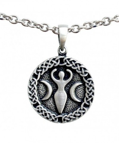 Selene Artemis Goddess Pendant Stainless