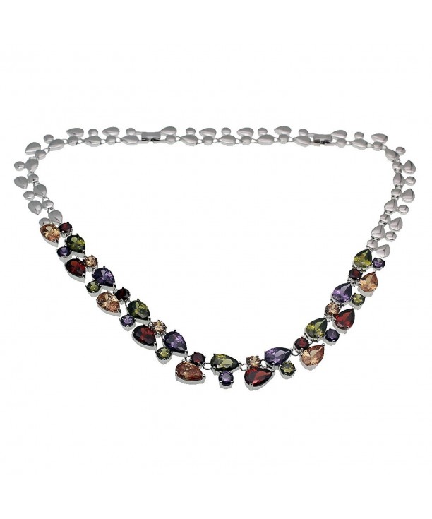 Jewelry Necklace Rhinestone Morganite Amethyst