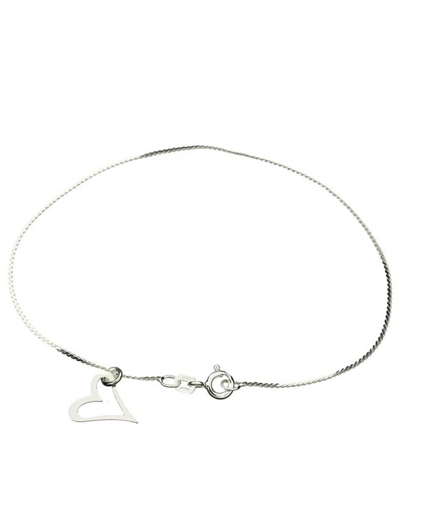 Sterling Silver Serpentine Nickel Anklet