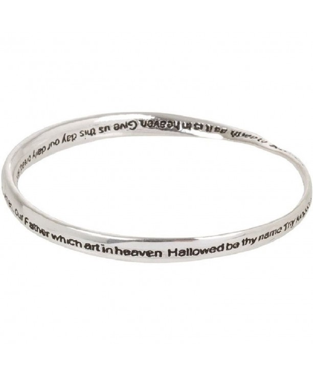 Heirloom Finds Prayer Silver Bracelet