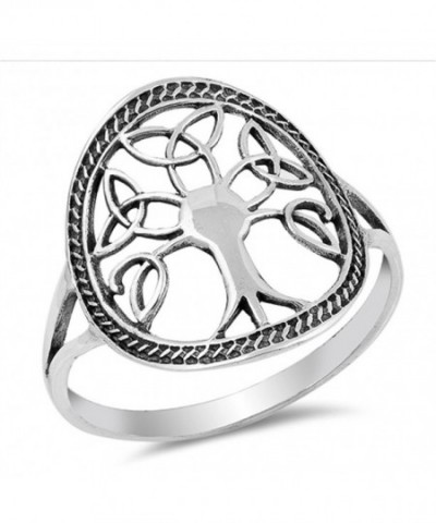 Oxidized Celtic Filigree Sterling Silver