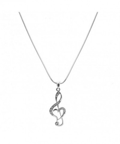 chelseachicNYC Perfect Crystal Treble Necklace