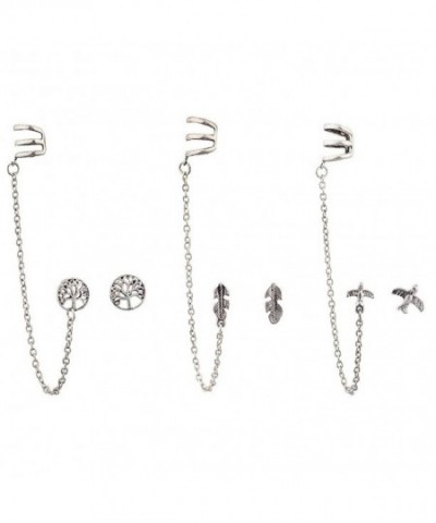 Lux Accessories Burnish Silver Earring