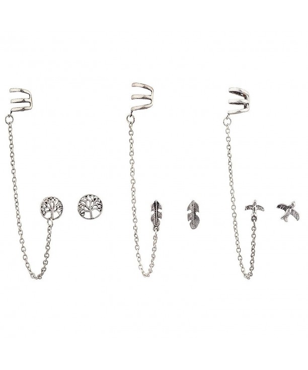 Lux Accessories Burnish Silver Earring