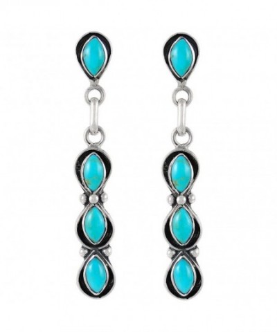 Southwest Earrings Turquoise Sterling gemstone