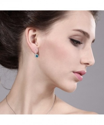 London Gemstone Sterling Silver Earrings