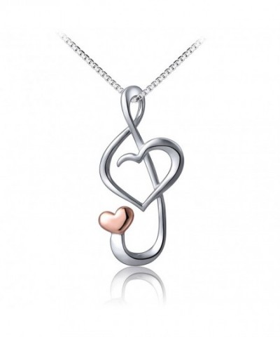 Sterling Silver Musical Pendant Necklace