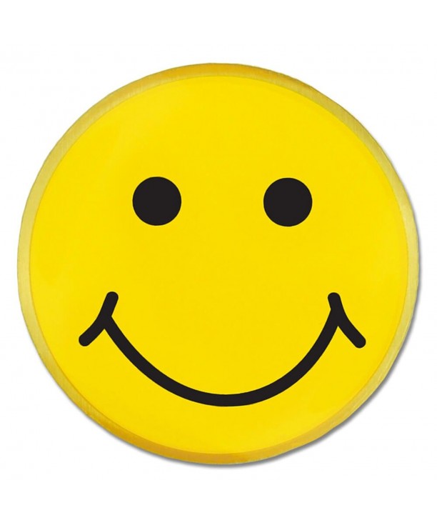 PinMarts Happy Smiley Enamel Lapel
