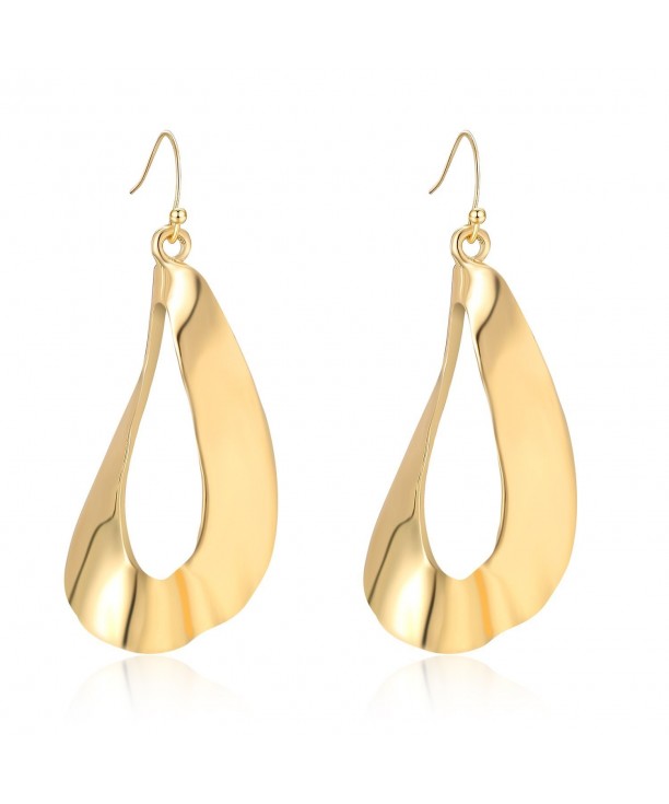 LILIE WHITE Designer Twisted Earrings