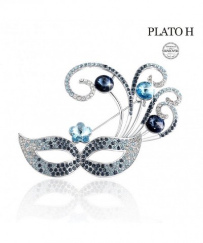 Brooches PLATO Swarovski Crystals Fashion