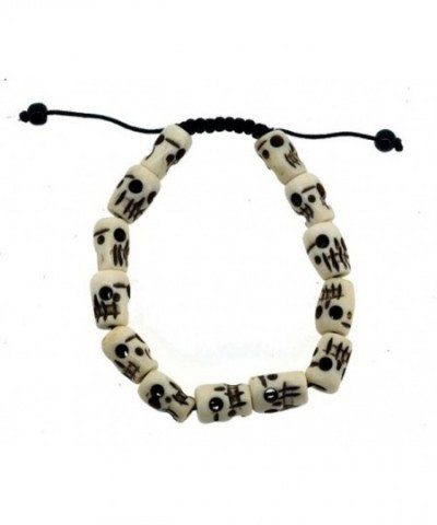 Meditation Bone Skull Bracelet Mala