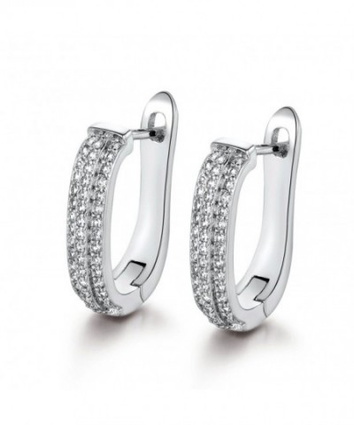 GULICX Sleeper Silver Hinged Earrings