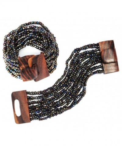 Rainbow Bronze Elastic Stretchy Bracelet