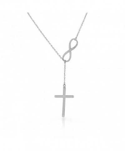 Sterling Infinity Religious Pendant Necklace