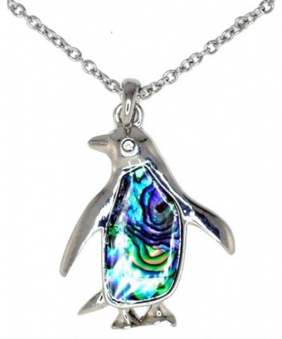 Abalone PENGUIN inspired Design Necklace