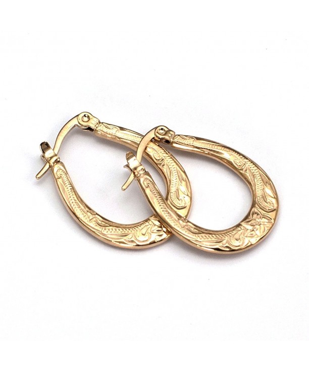 Hoop Earrings Hawaiian Style Austaras