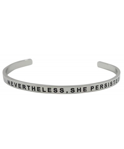 Inspirational NEVERTHELESS PERSISTED Positive Bracelet
