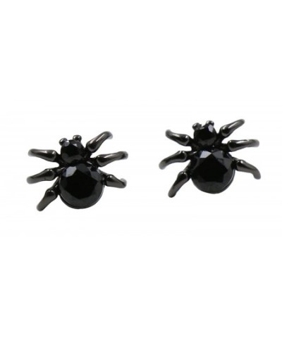 Sterling Silver Minimalist Spider Earrings