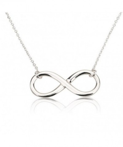 Infinity Pendant Sterling Silver Necklace