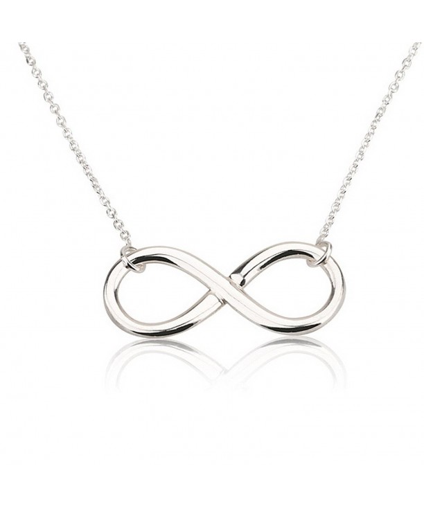 Infinity Pendant Sterling Silver Necklace