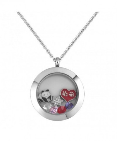 Locket Animal Floating Pendant Necklace