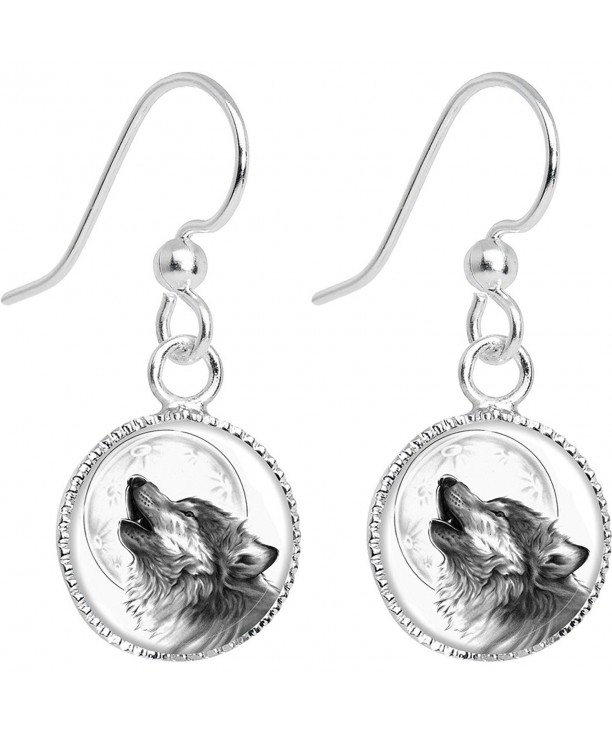 Body Candy Stainless Howling Earrings