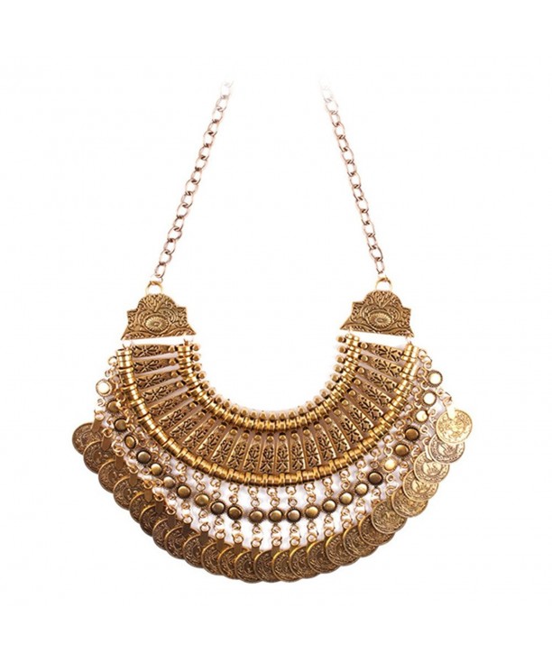 Flesser Vintage Bohemian Statement Necklace