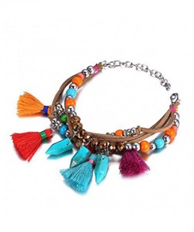 eManco Bohemian Handmade Multicolor Bracelets
