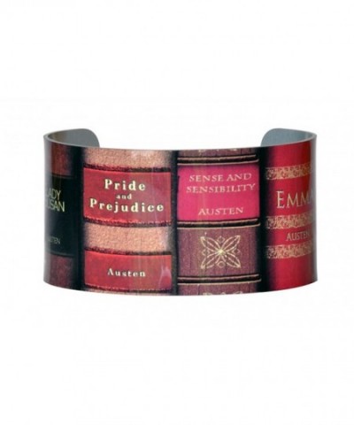 Jane Austen Wide Cuff Aluminum