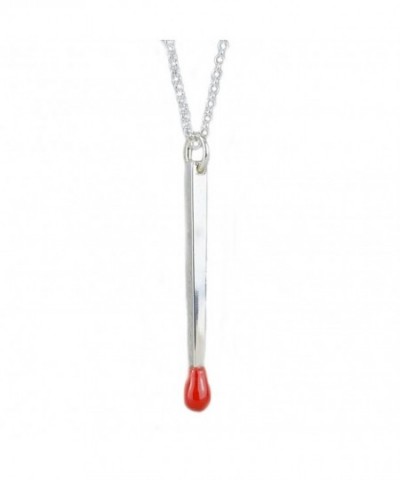 Helen Lete Matchstick Sterling Necklace