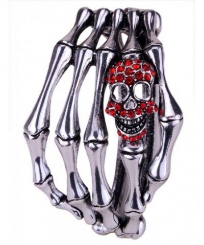 YACQ Jewelry Crystal Skeleton Bracelet