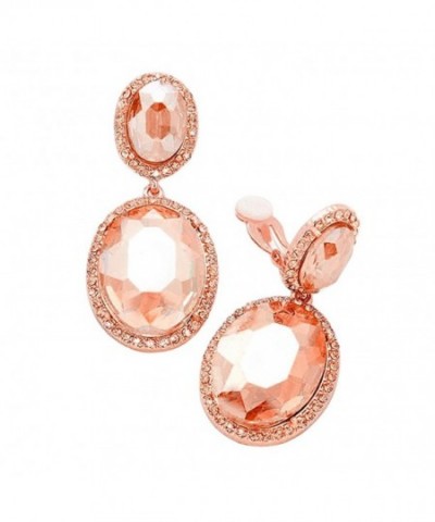Rosemarie Collections Crystal Evening Earrings