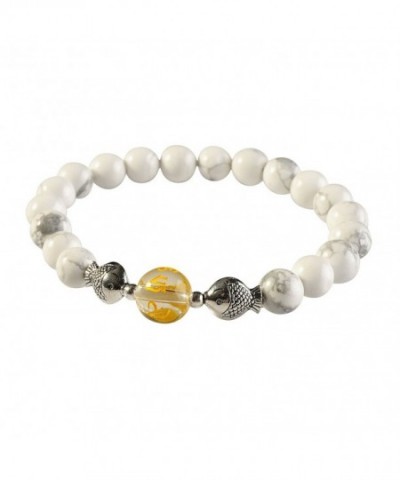 Natural Howlite Bracelet Healing Tibetan