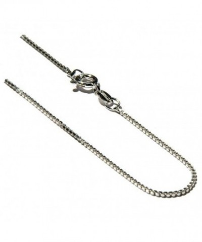 Sterling Silver Italian Box Chain