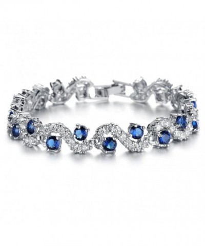 Jewelry Platinum Zirconia bracelet Wedding