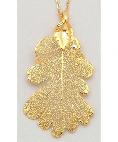 Gold Dipped Leaf Gold Plated Chain