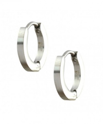 INOX Stainless Steel Huggie Earrings