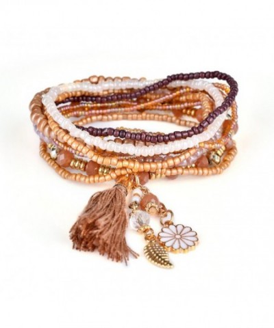 Bohemian Beaded Bracelet Layered RareLove