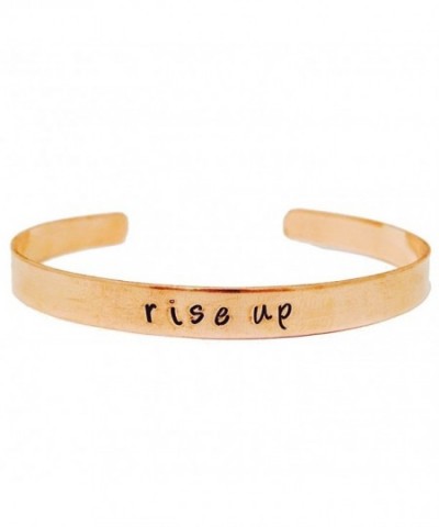 Rise Up copper cuff bracelet