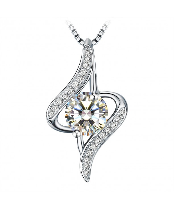 Necklace Sterling Zirconia Girlfriend Exquisite