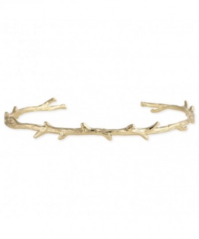 Plate Metal Minimalist Branch Bracelet