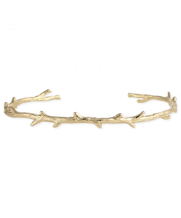 Plate Metal Minimalist Branch Bracelet