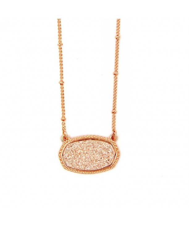 ERRU Framed Champagne Choker Necklace