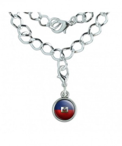 Silver Plated Bracelet Football Country