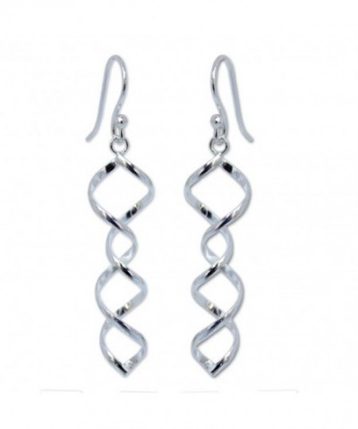 NOVICA Sterling Silver Earrings Songkran