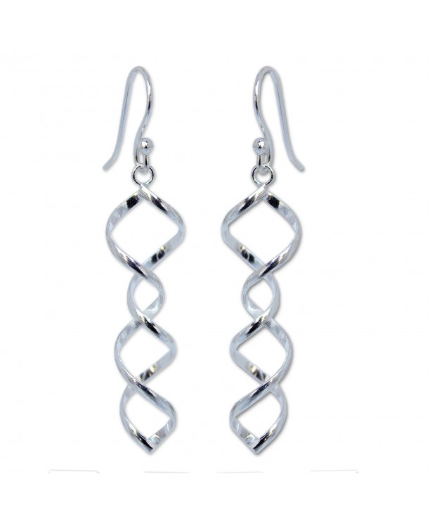 NOVICA Sterling Silver Earrings Songkran